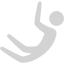 light gray base jumping icon