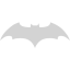 light gray batman icon