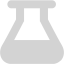 light gray beaker icon