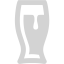 light gray beer glass icon