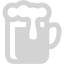 light gray beer icon