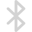 light gray bluetooth 2 icon