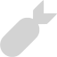 light gray bomb icon