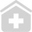 light gray clinic icon