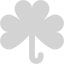 light gray clover 3 icon