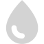 light gray droplet icon