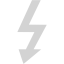 light gray electricity icon