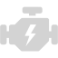 light gray engine icon