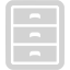 light gray filing cabinet icon