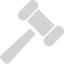 light gray gavel icon