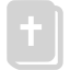 light gray holy bible icon