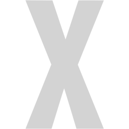 letter x icon