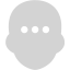 light gray neutral dicision icon