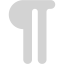 light gray pi icon