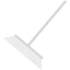 light gray rake icon