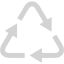 light gray recycling icon