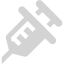 light gray syringe icon