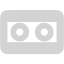 light gray tape drive icon