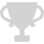 light gray trophy icon