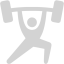 light gray weightlift icon