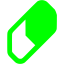 lime eraser icon