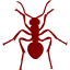 maroon ant icon