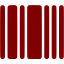 maroon barcode icon