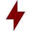 maroon bolt icon