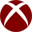 maroon consoles xbox icon