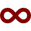 maroon infinity icon