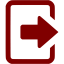 maroon logout icon