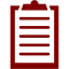 maroon notepad 2 icon