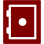 maroon safe icon