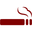 maroon smoking icon