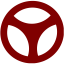 maroon wheel 2 icon