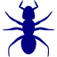 navy blue ant 3 icon