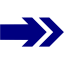 navy blue arrow 23 icon