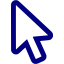 navy blue cursor icon