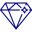 navy blue diamond icon