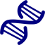 navy blue dna helix icon