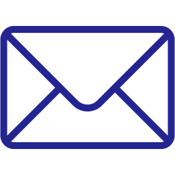 blue email symbol