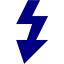 navy blue flash icon