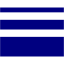 navy blue line width icon