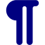 navy blue pi icon