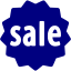 navy blue sale icon