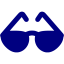 navy blue sun glasses icon