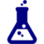 navy blue test tube 2 icon