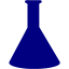 navy blue test tube 3 icon