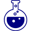 navy blue test tube 4 icon