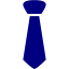 navy blue tie icon